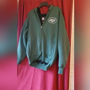 NFL Green New York Jets Hoodie With Sherpa Lining